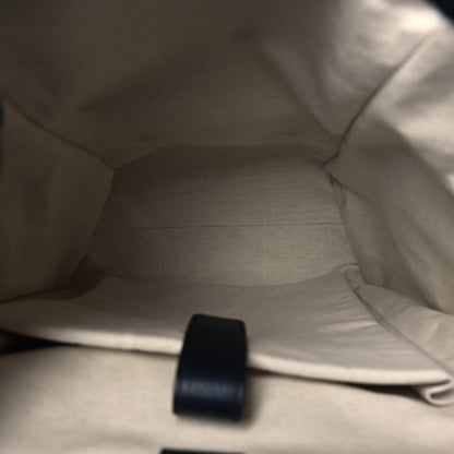 Gucci Grained Calfskin Medium Ophidia Double Buckle Backpack Blue 5 of 8