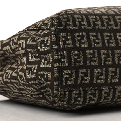Fendi Zucchino Vitello Tote Testa di Moro Beige 9 of 14