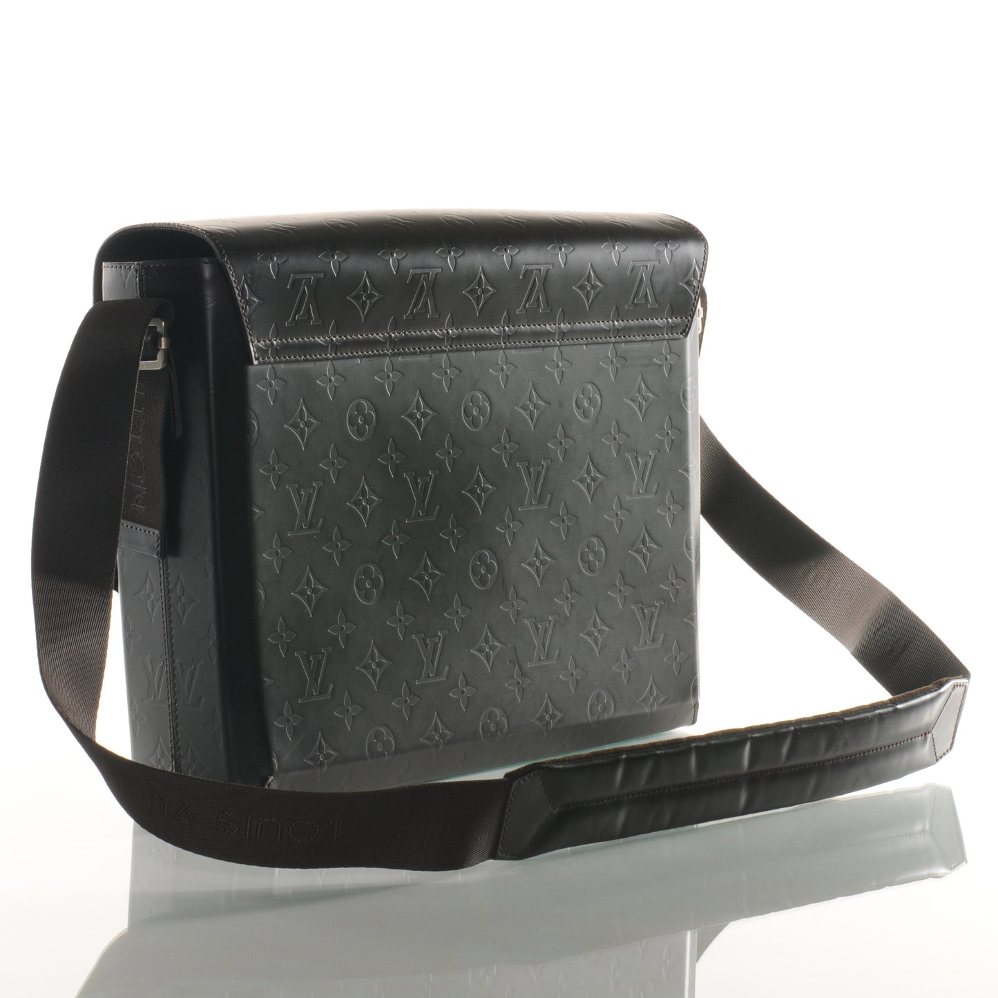 Monogram Glace Fonzie Messenger Bag Brown