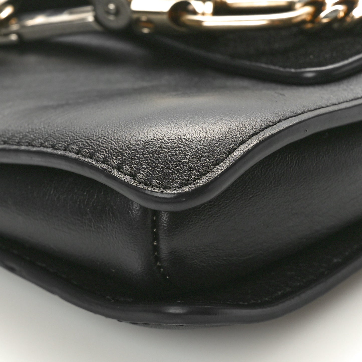 Suede Calfskin Small Faye Shoulder Bag Black