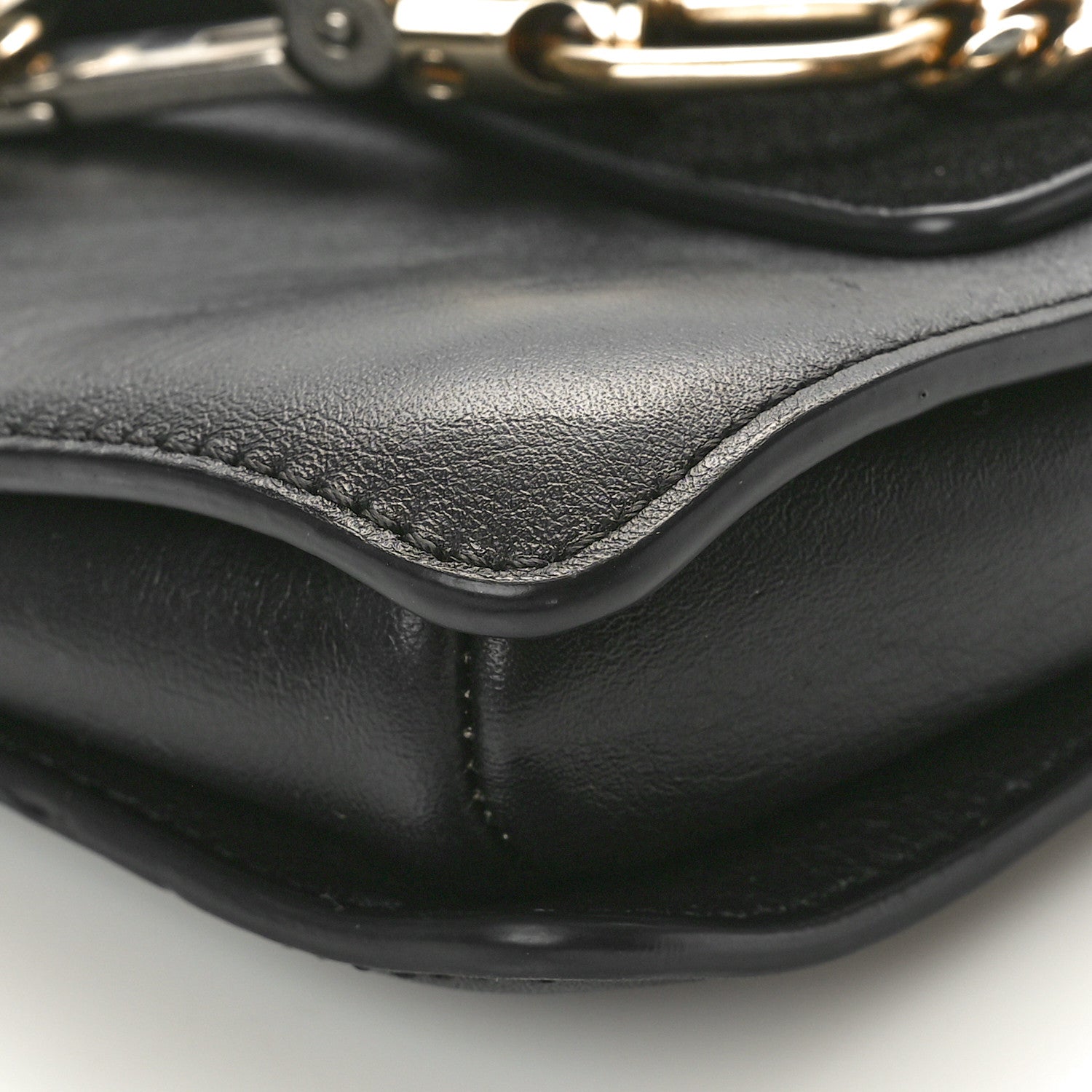 Chloe Suede Calfskin Small Faye Shoulder Bag Black 9 of 9