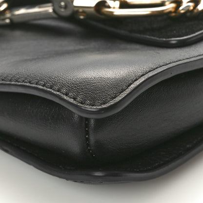 Chloe Suede Calfskin Small Faye Shoulder Bag Black 9 of 9