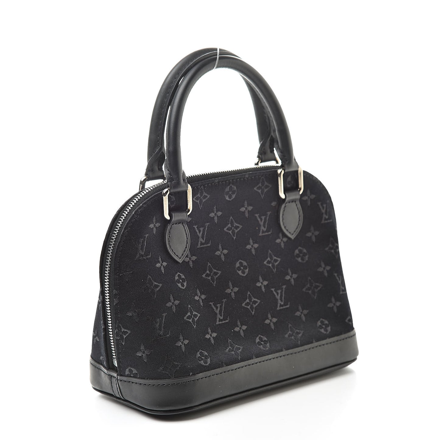 Satin Monogram Little Alma Black