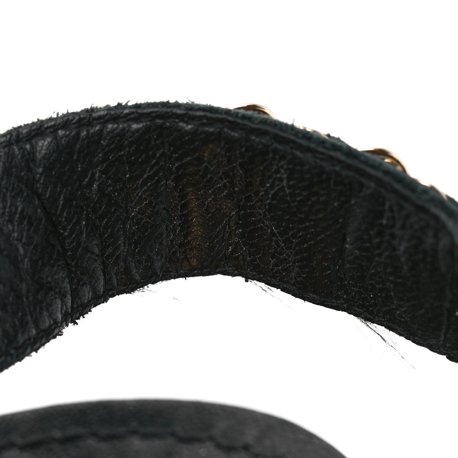 Chanel Lambskin Chain Sandals 35 Black 7 of 10