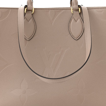 Louis Vuitton Empreinte Monogram Giant Onthego MM Tourterelle 7 of 10