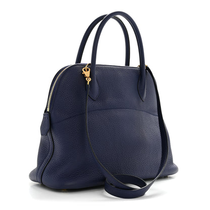 Hermes Taurillon Clemence Bolide 31 Bleu Encre 3 of 13