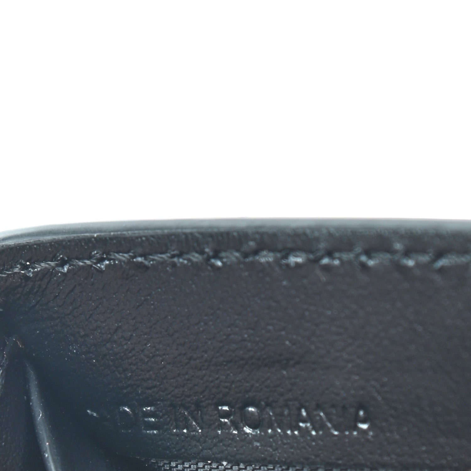 Burberry Vintage Check Grain Calfskin Halton Wallet Black 7 of 8