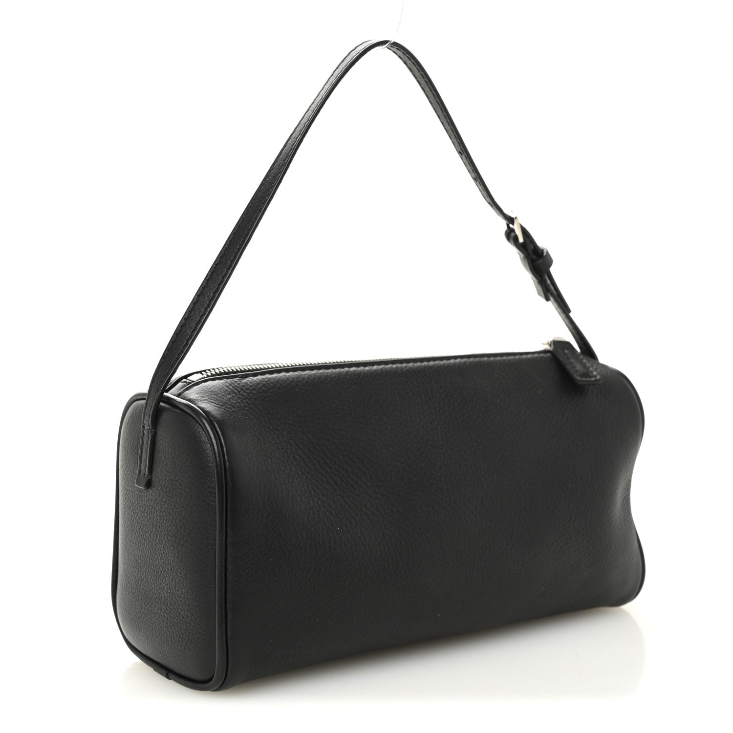 The Row Grained Calfskin 90's Bag Black 1855950 – FASHIONPHILE