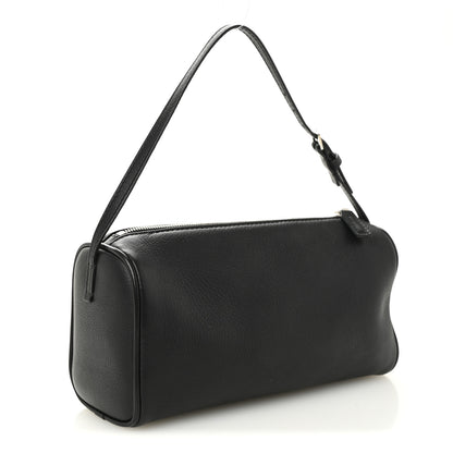 The Row Grained Calfskin 90's Bag Black 3 of 9