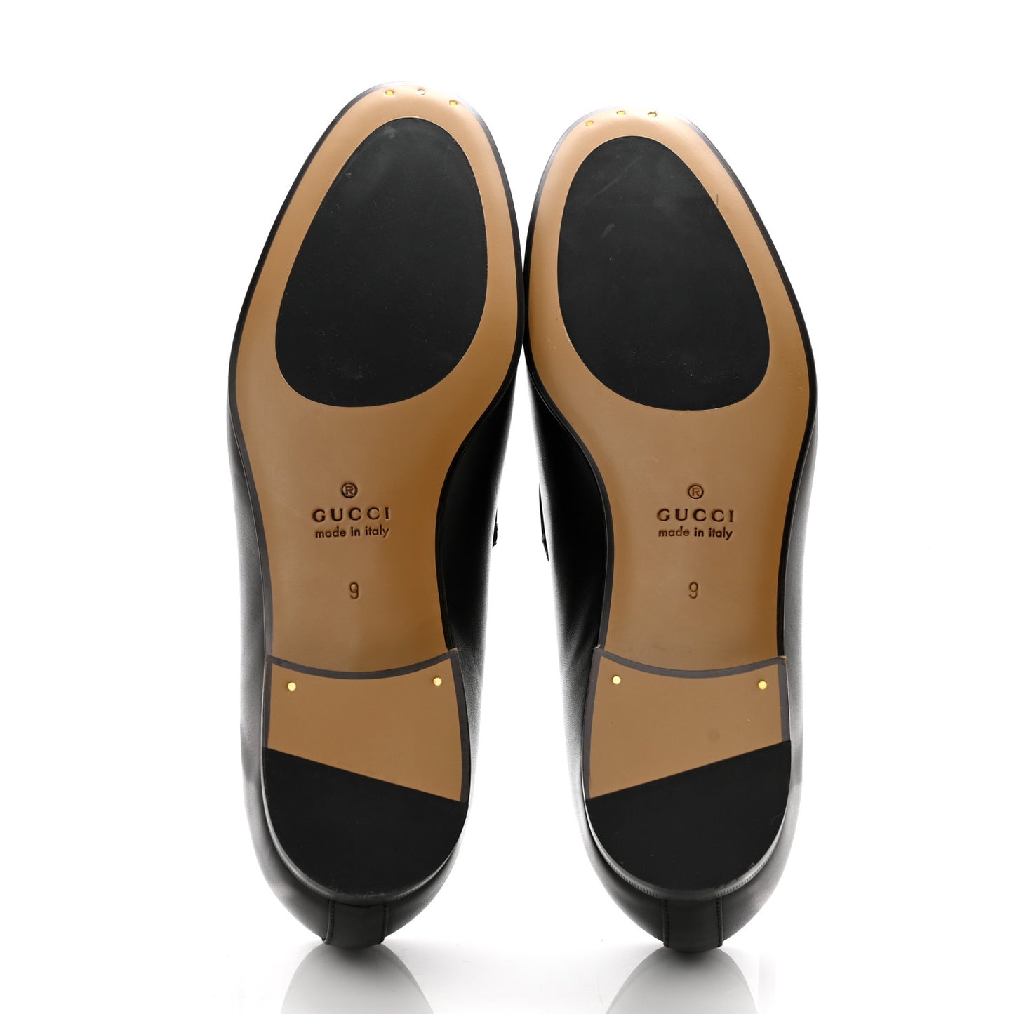 Calfskin Horsebit Mens Jordaan Loafers 9 Black