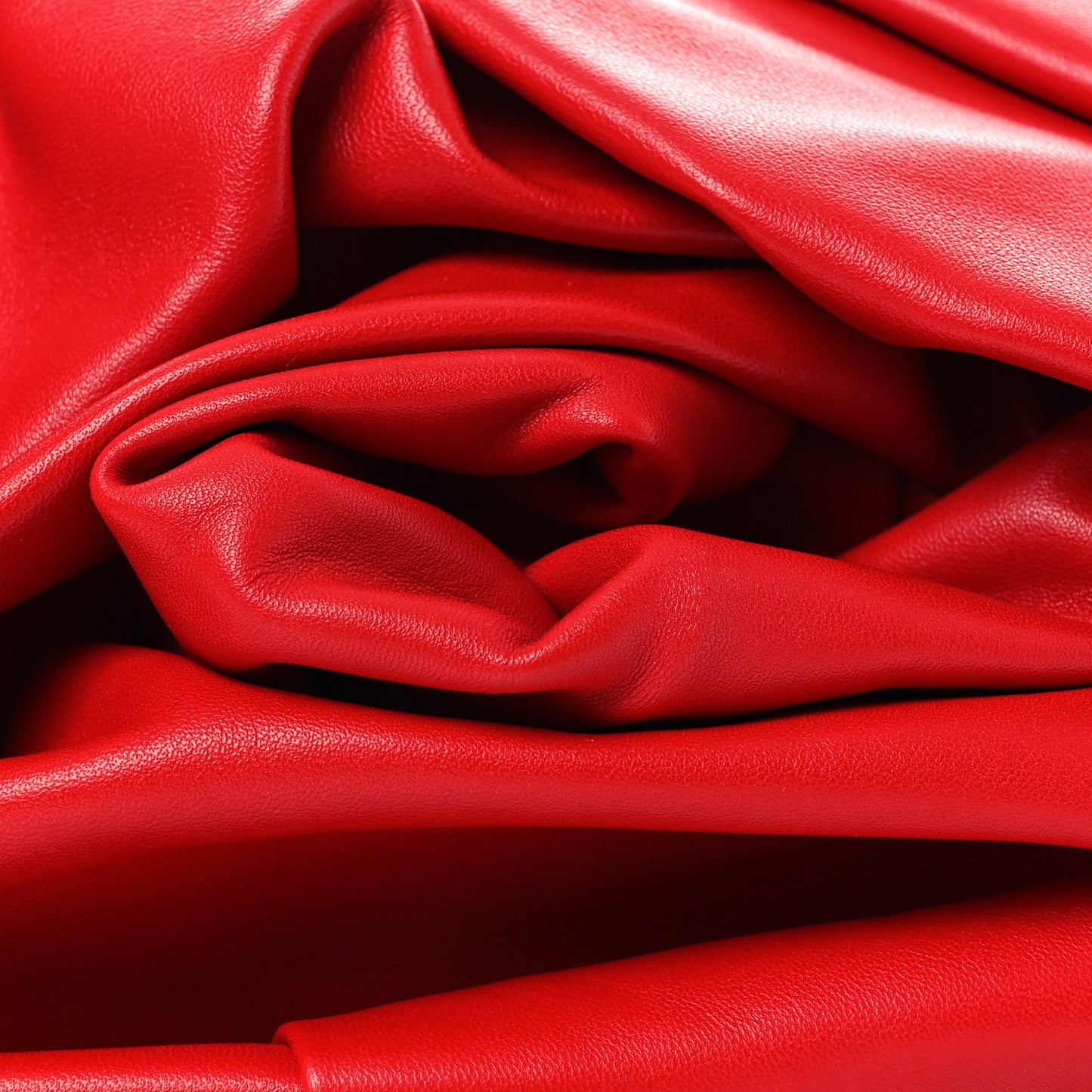 Smooth Calfskin Rose Clutch Pillar