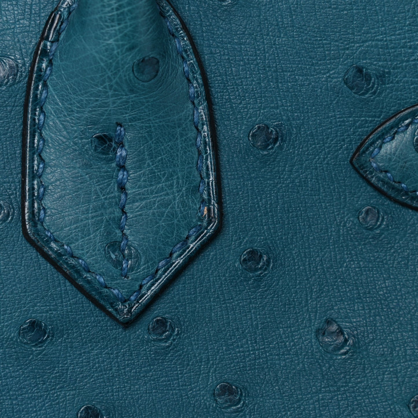 Ostrich Birkin 30 Cobalt