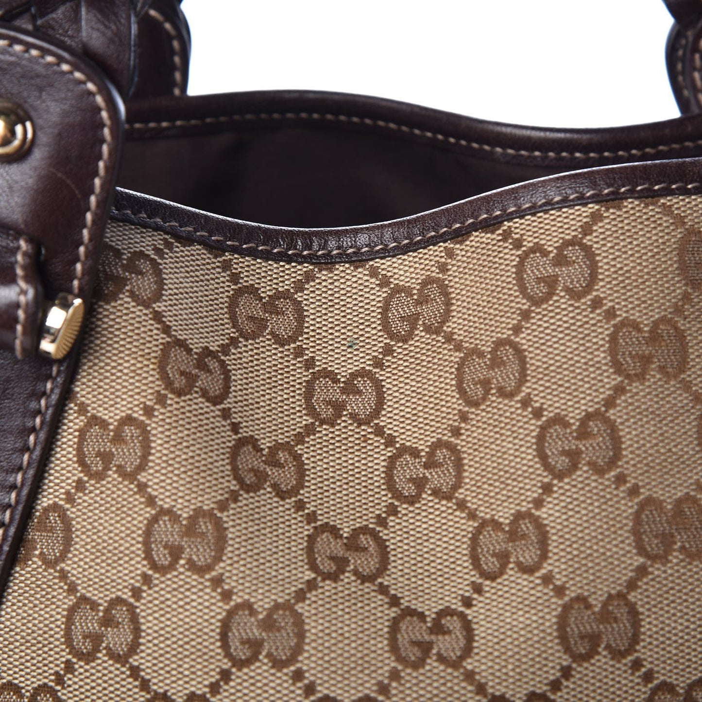 Monogram Small Pelham Shoulder Bag Dark Brown