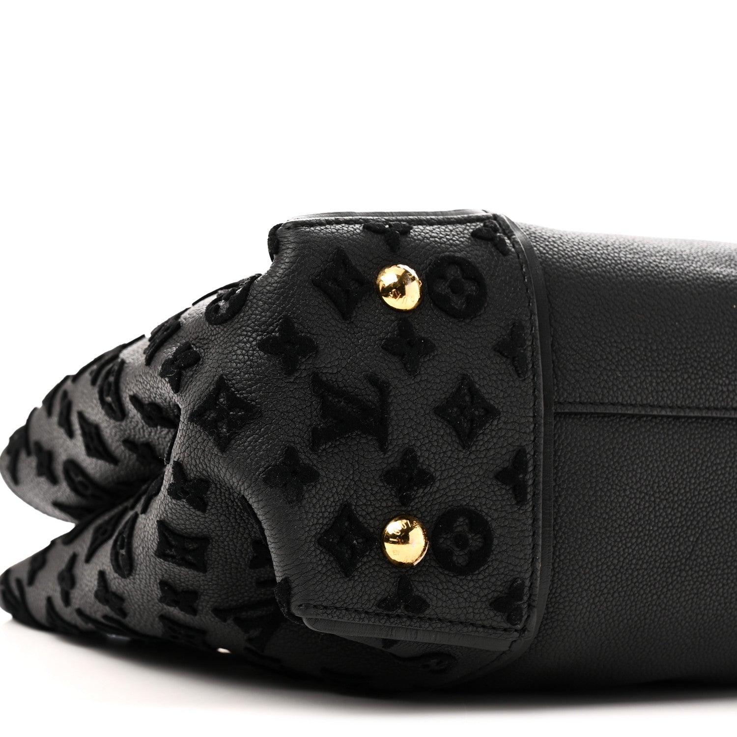 Louis Vuitton Veau Cachemire Tote W PM Black 8 of 9