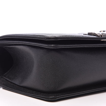 Chanel Caviar Quilted Medium Boy Flap Black 8 of 12