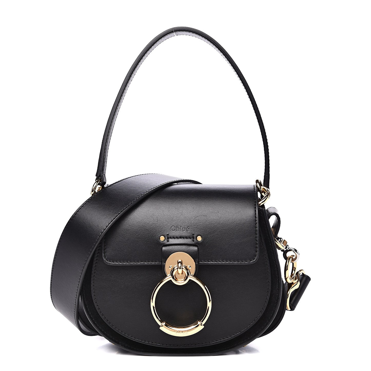 Calfskin Small Tess Bag Black