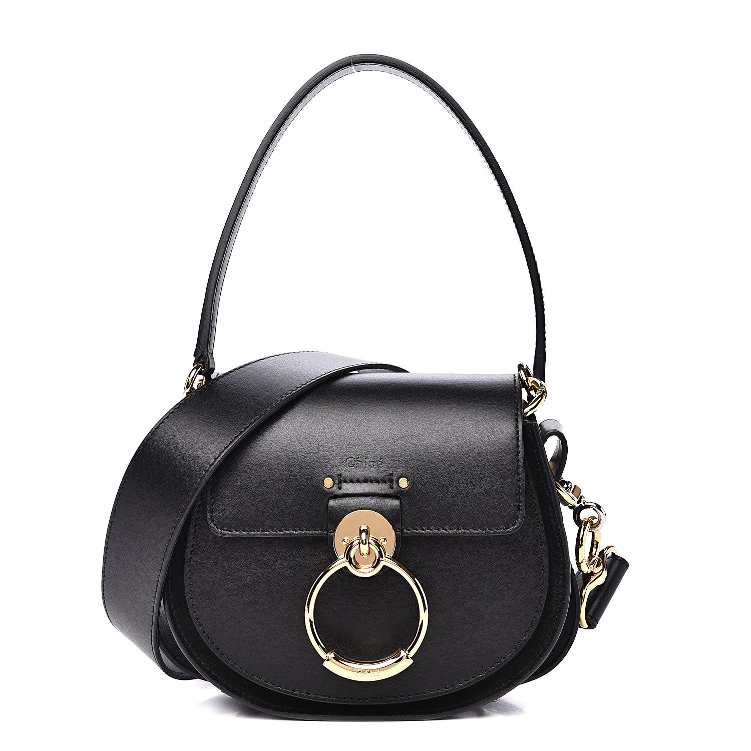 Chloe Calfskin Small Tess Bag Black 1 of 11