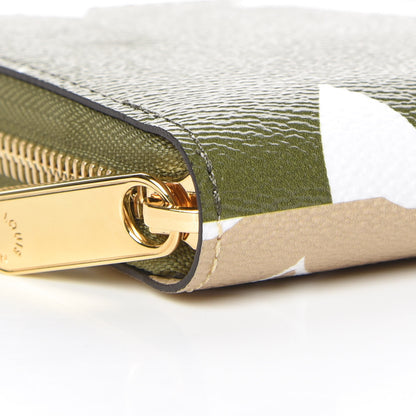 Louis Vuitton Monogram Giant Zippy Wallet Kaki White 8 of 10