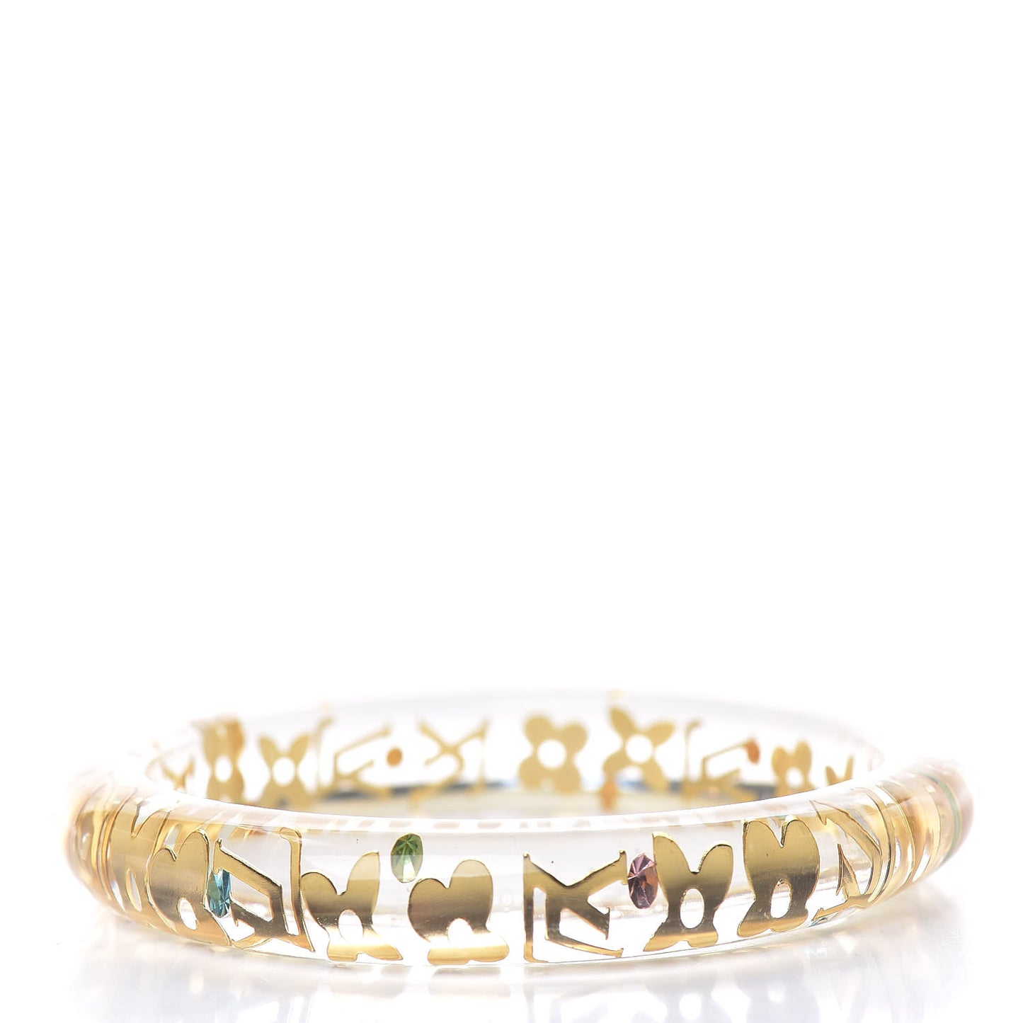 Resin Swarovski Medium Inclusion Bracelet PM Transparent