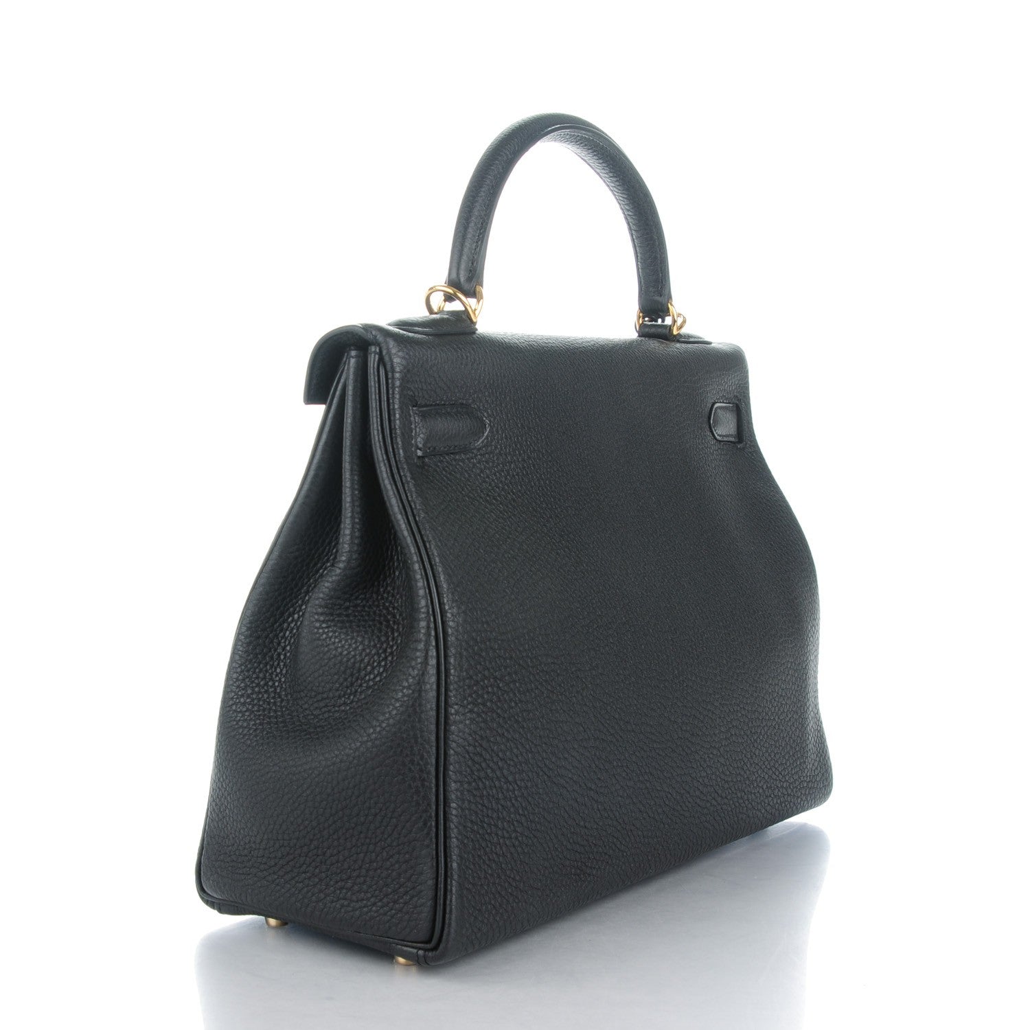 Hermes Togo Kelly Retourne 32 Black 3 of 24