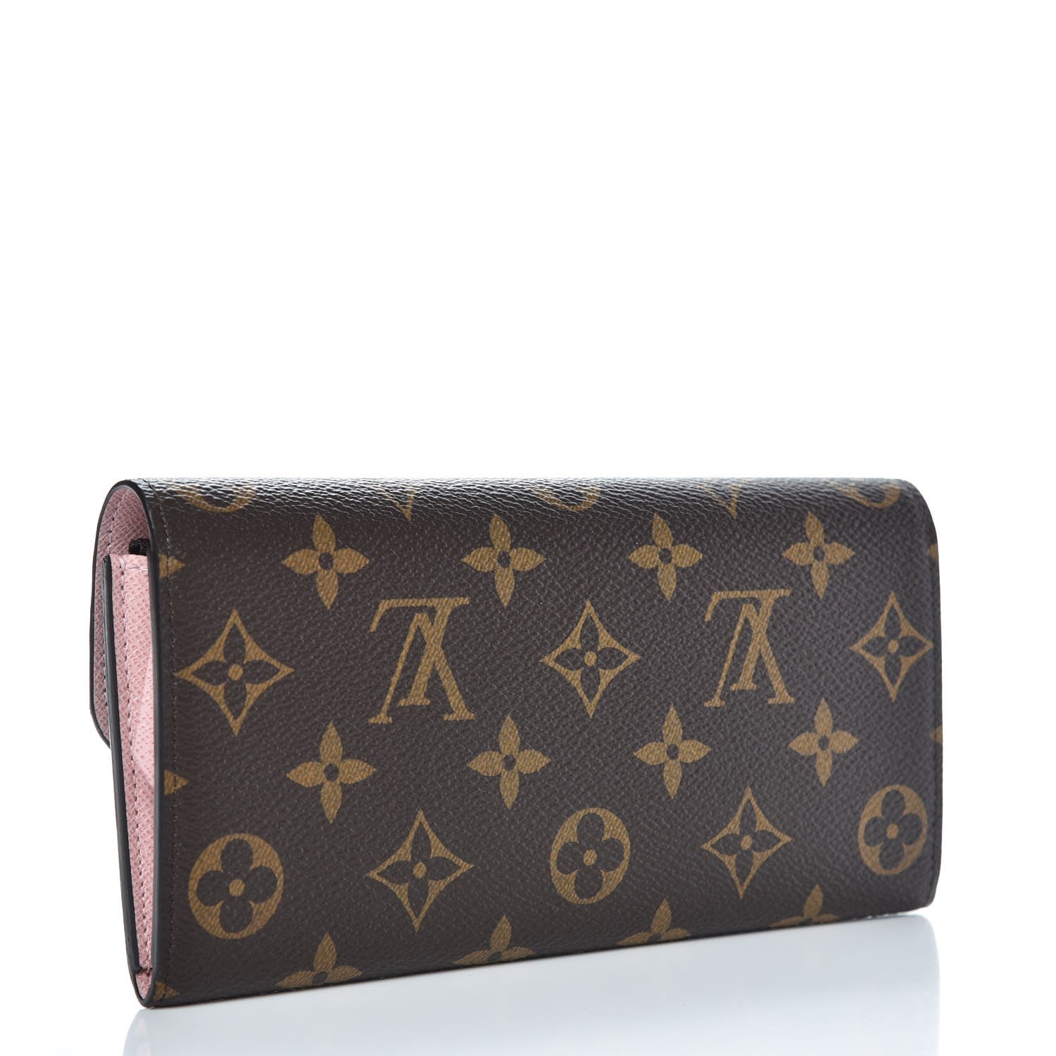 Louis Vuitton Monogram Emilie Wallet Rose Ballerine 3 of 8