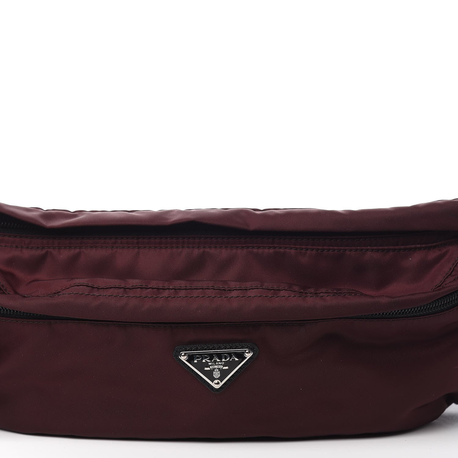 Prada Tessuto Nylon Montagna Belt Bag Granato 9 of 11