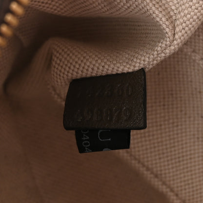 Gucci Sakai Be Green Calfskin Diagonal Stitched Small Blondie Shoulder Bag Craclet Brown 7 of 10