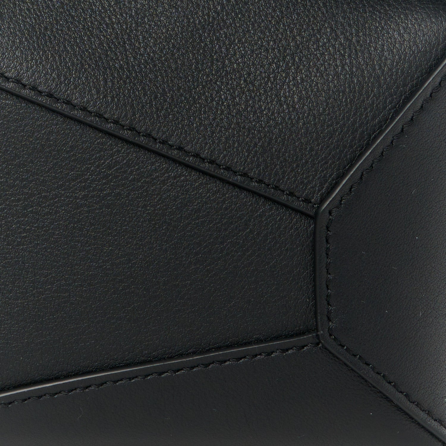 Loewe Calfskin Mini Puzzle Edge Bag Black 8 of 10