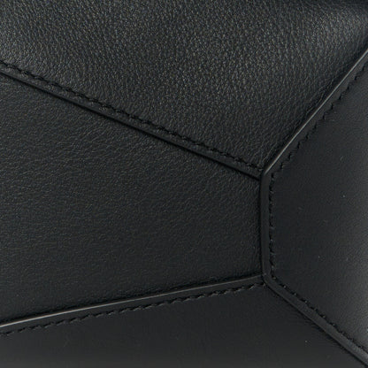 Loewe Calfskin Mini Puzzle Edge Bag Black 8 of 10