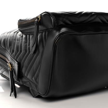 Gucci Calfskin Matelasse GG Marmont Day Backpack Black 10 of 13