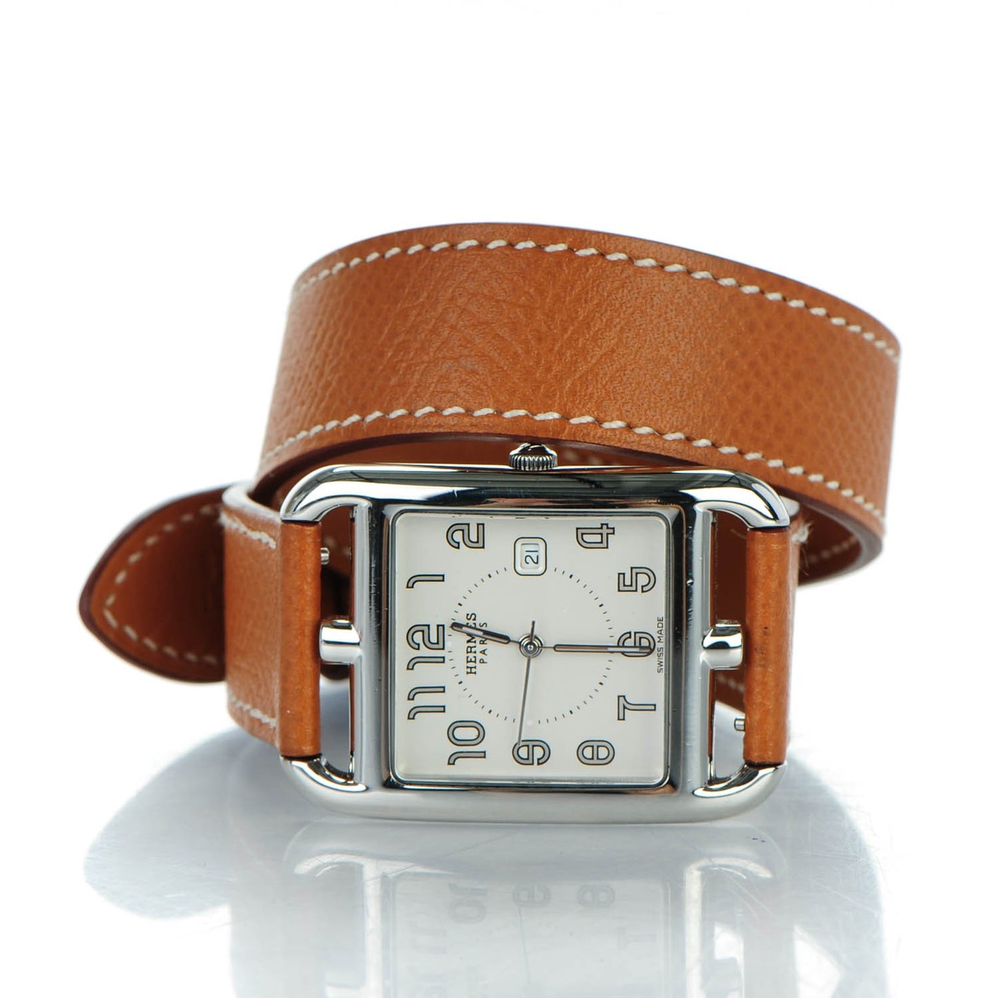 Stainless Steel Epsom 29mm Cape Cod Double Tour Quartz Watch Gold