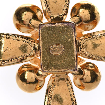 Chanel Chain CC Cross Necklace Gold 5 of 6