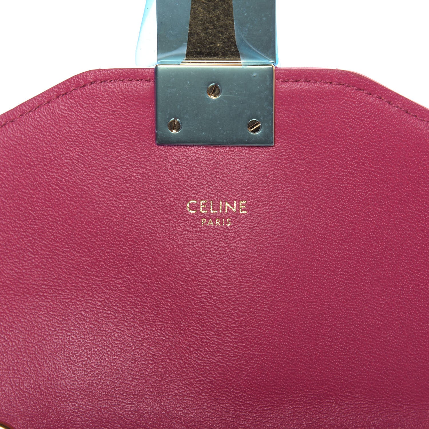 Celine Calfskin Quilted Medium C Bag Pink 9 of 10