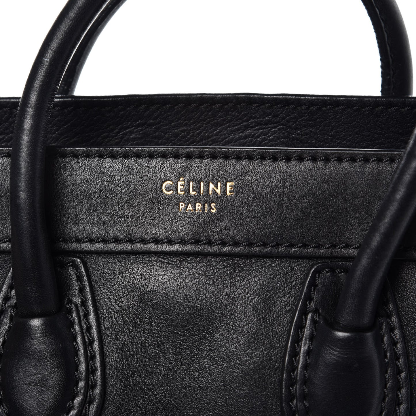 Smooth Calfskin Nano Luggage Black