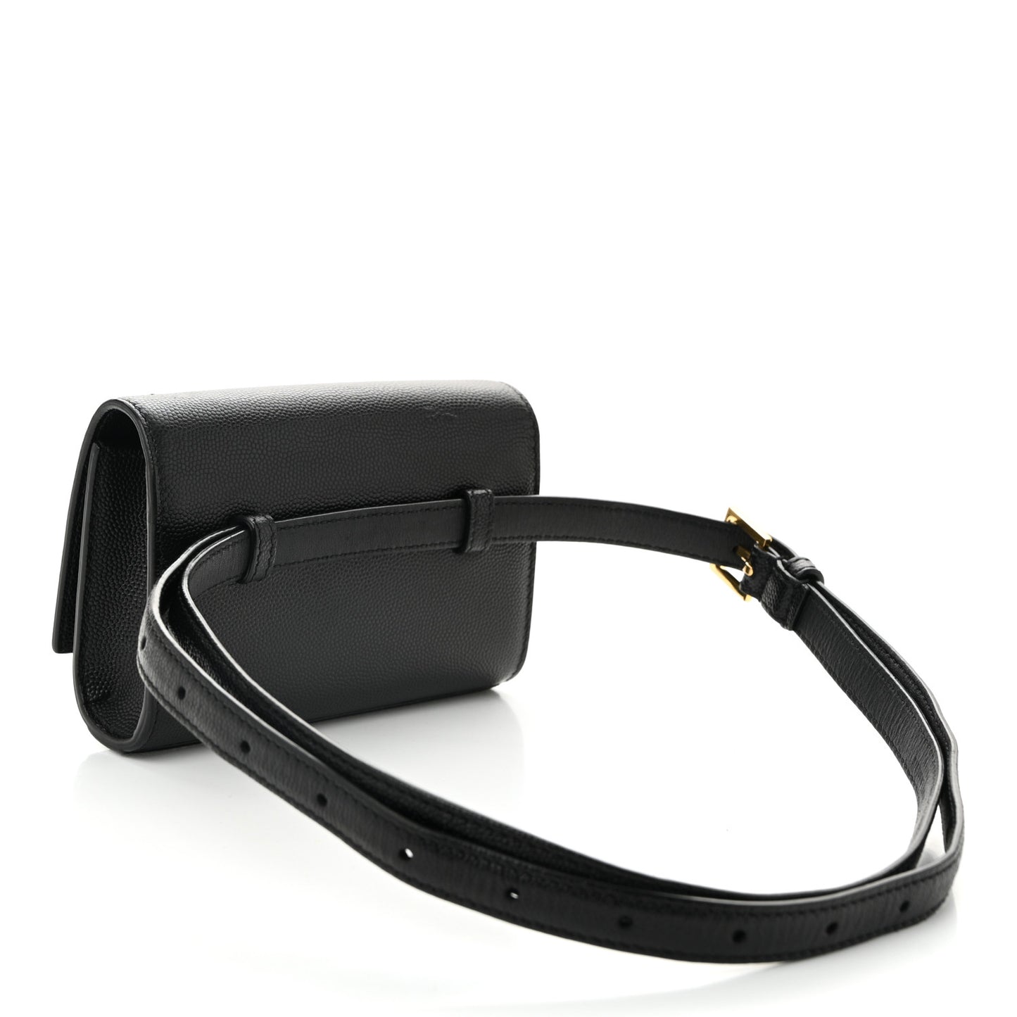 Grain De Poudre Monogram Kate Belt Bag Black