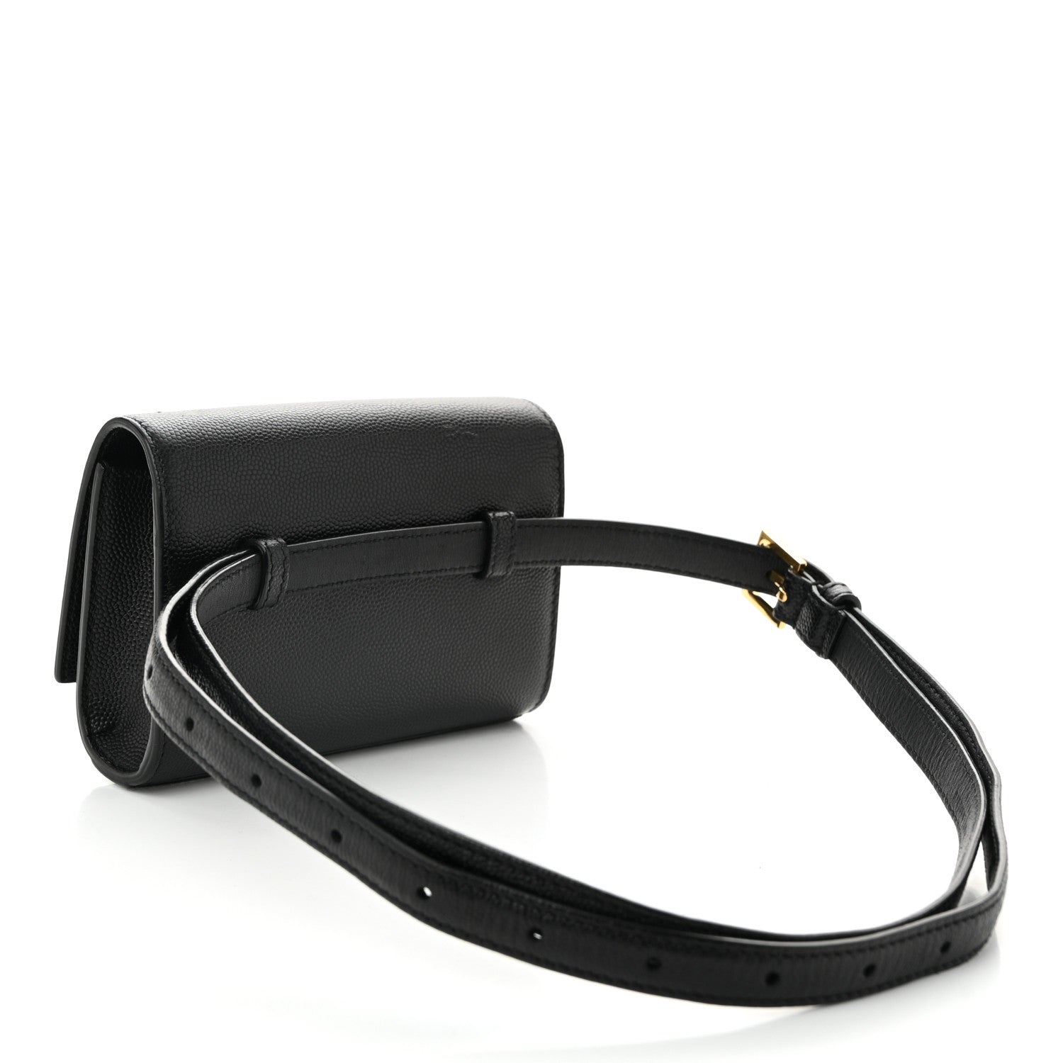 Saint Laurent Grain De Poudre Monogram Kate Belt Bag Black 3 of 10