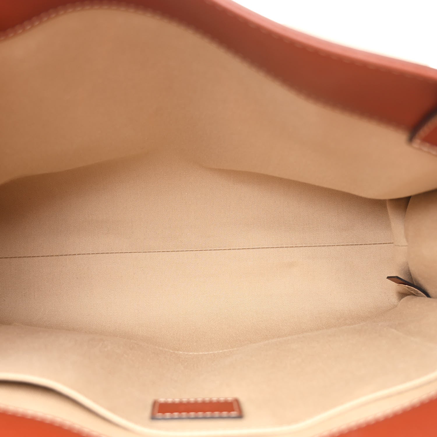 Chloe Calfskin Medium Woody Ribbon Tote Sepia Brown 5 of 10