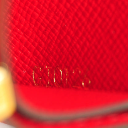 Louis Vuitton Calfskin Monogram Kimono Tote Card Holder Cherry 7 of 7