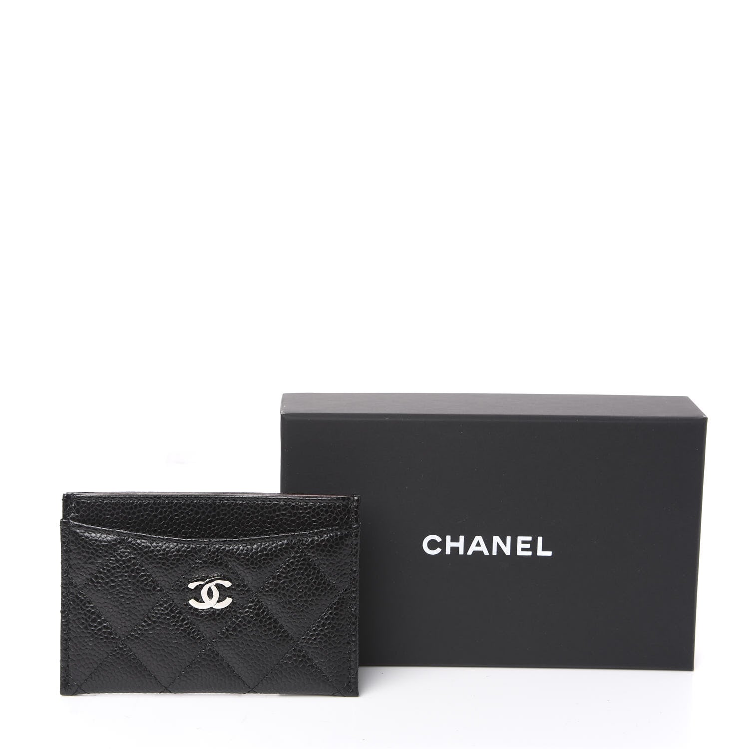 Chanel Caviar Quilted Card Holder Black 7 of 7