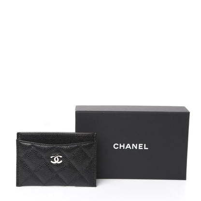Chanel Caviar Quilted Card Holder Black 7 of 7