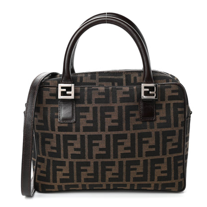 Fendi Zucca Top Handle Tote Tobacco 1 of 4
