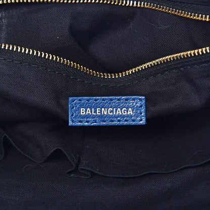 Balenciaga Shiny Goatskin Gold Metallic Edge Hardware S City Bleu Abysse 6 of 10