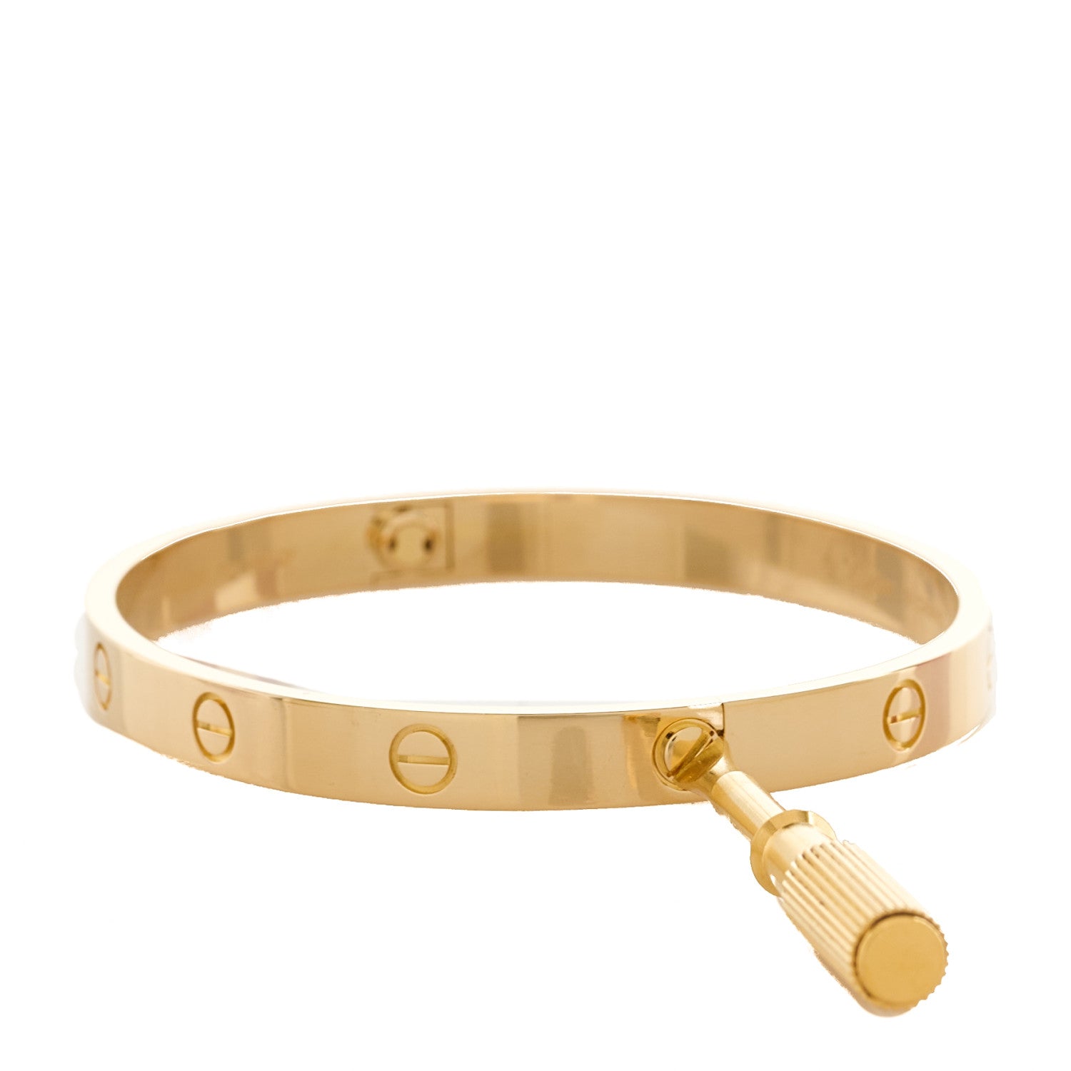 Cartier 18K Yellow Gold LOVE Bracelet 19 8 of 9