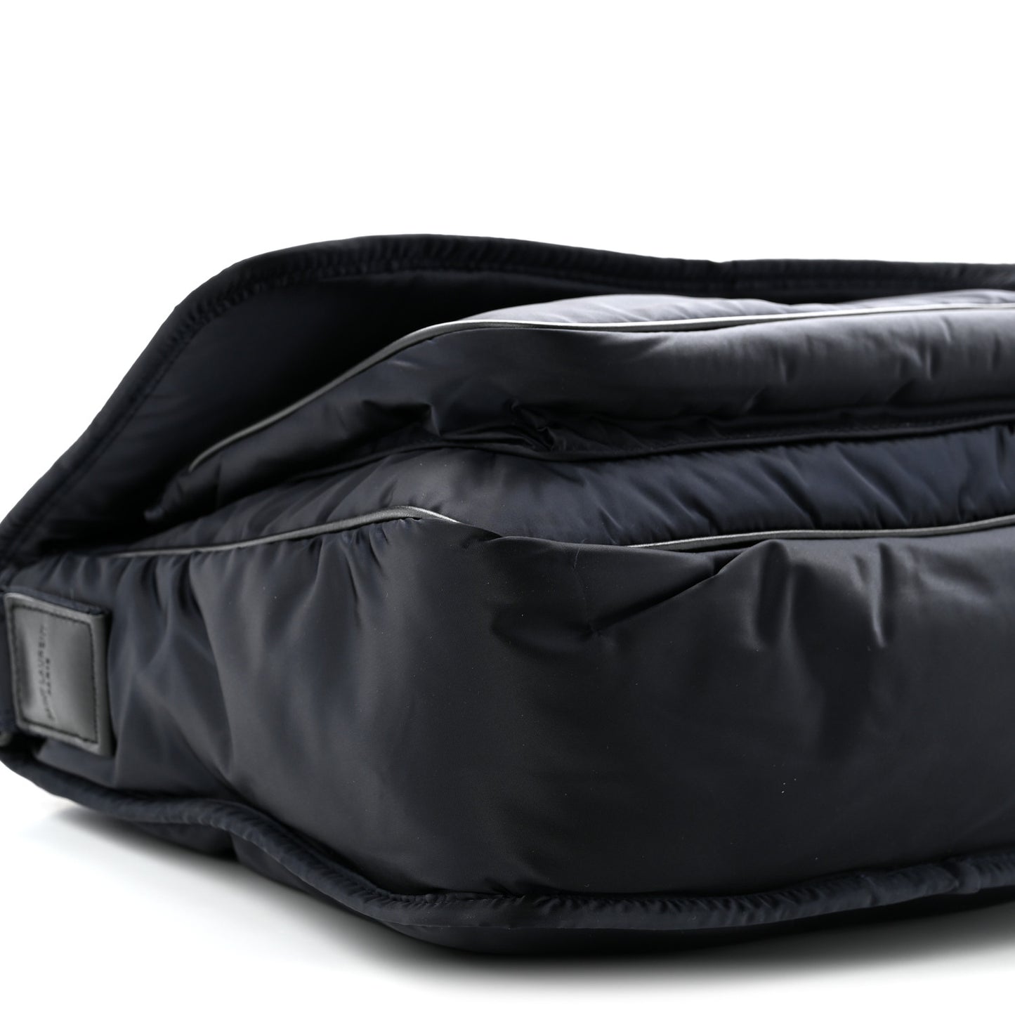 Econyl Nylon Niki Messenger Blueberry Black
