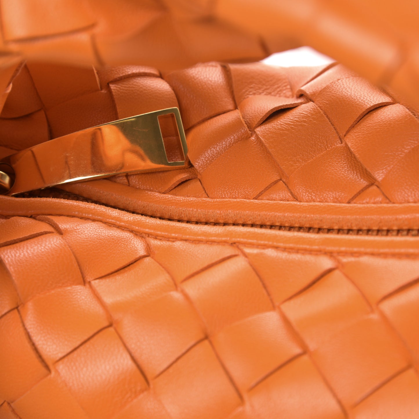Nappa Intrecciato Mini BV Light Orange