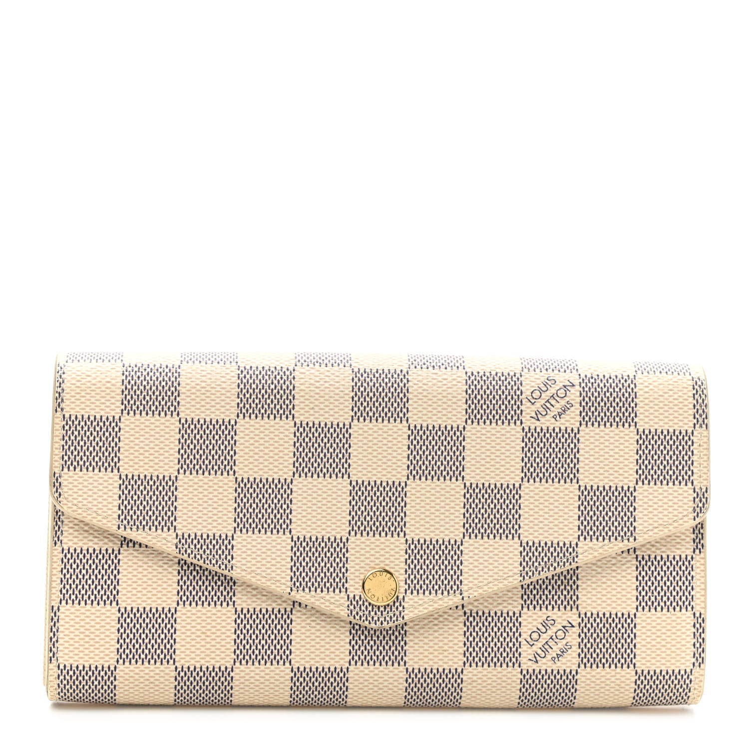 Louis Vuitton Damier Azur Sarah Wallet NM 1 of 12