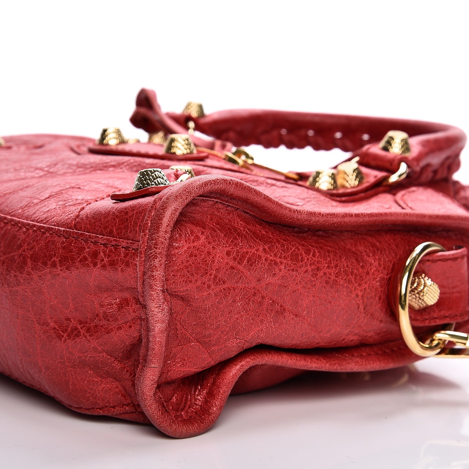 Balenciaga Agneau Giant 12 Gold Hardware Mini City Rouge Cardinal 10 of 12