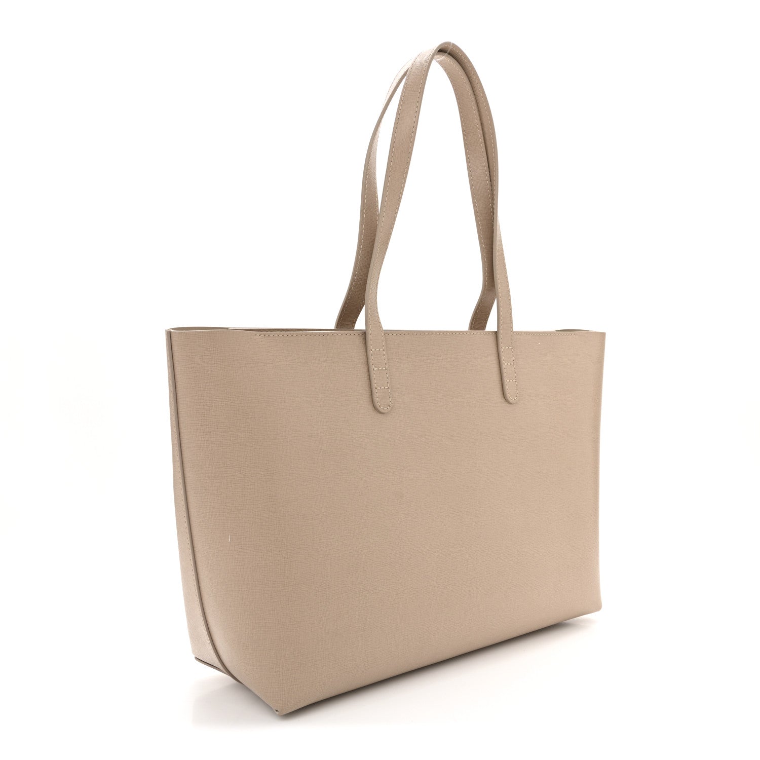Mansur Gavriel Saffiano Small Zip Tote Beige 3 of 10