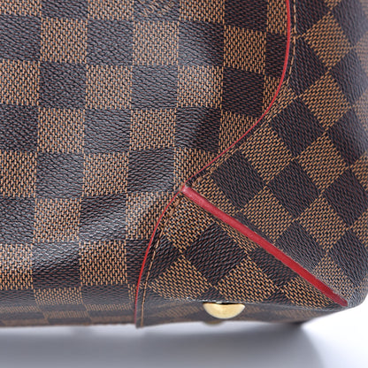 Louis Vuitton Damier Ebene Caissa Tote MM Cherry 12 of 13