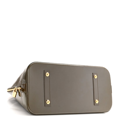 Louis Vuitton Vernis Alma GM Vert Bronze 4 of 10